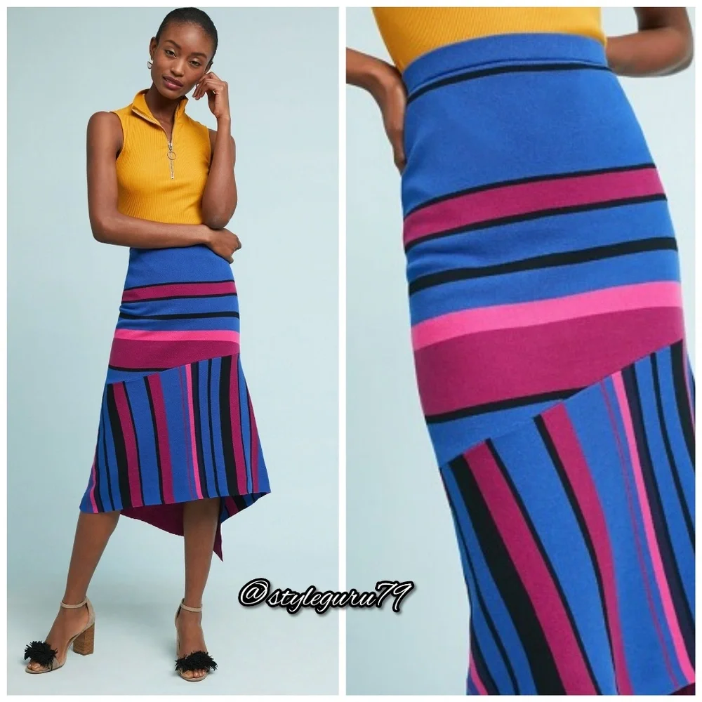 Anthropologie, Tracy Reese Asymmetrical Knit Skirt - Picture 1 of 5